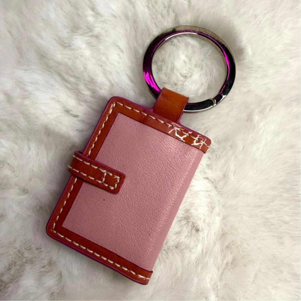 y2k Coach Pink Mini Picture Frame Keychain Bag Charm - Picture 2 of 3